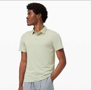 LULULEMON ATHLETICA MEN'S EVOLUTION POLO GOLF SHIRT MEDIUM SIZE